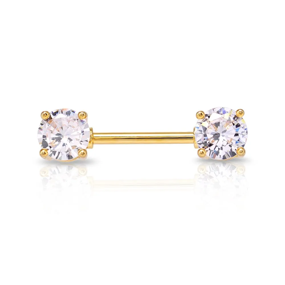 Barbell per capezzolo con Brillantini