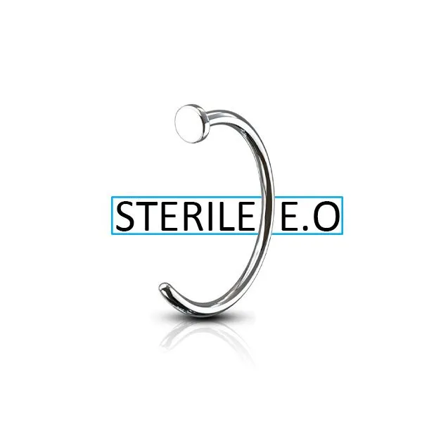 Cerchio da naso in Acciaio chirurgico sterile misura 8 x 8 mm