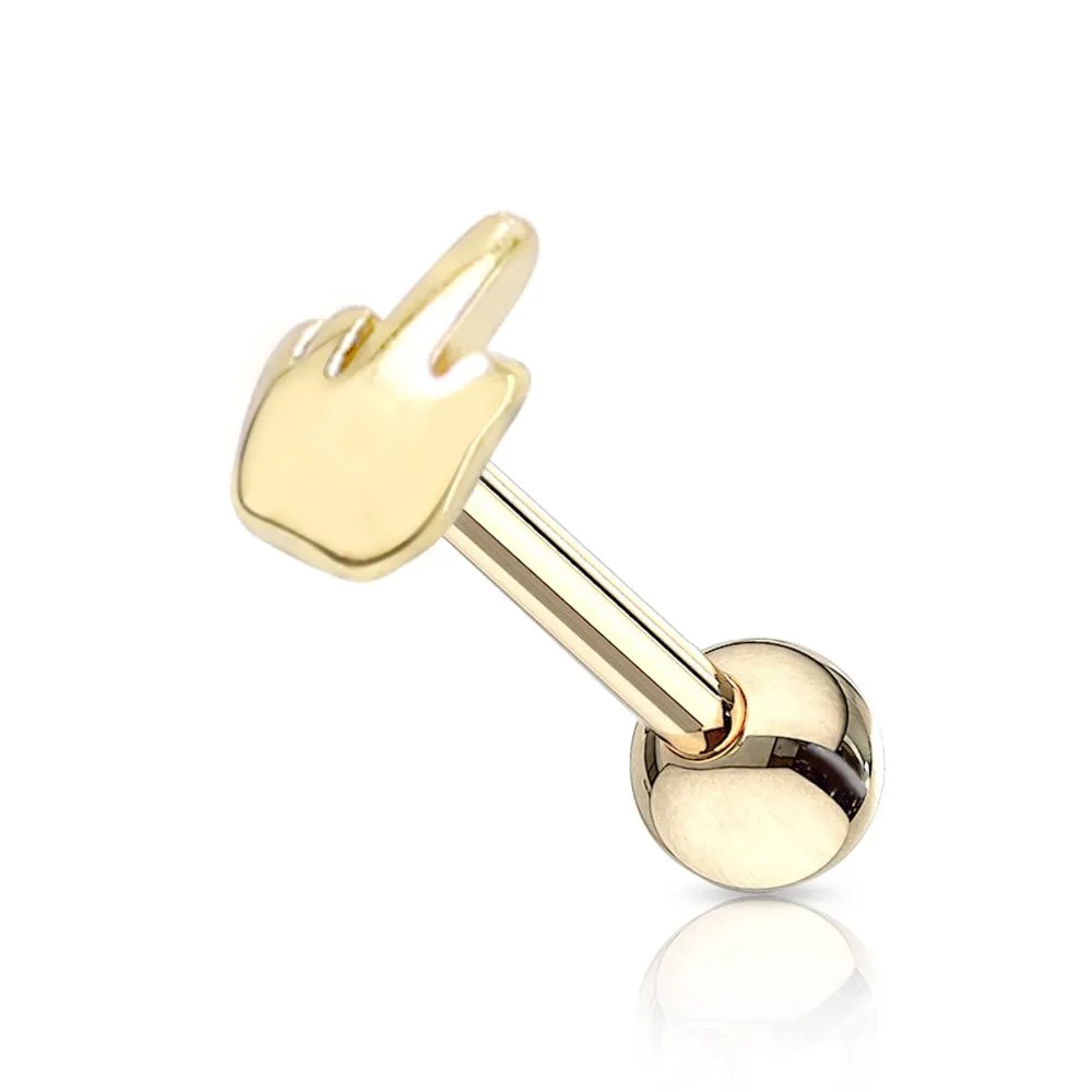 Piercing Helix di Acciaio con Gesto COLORE ORO